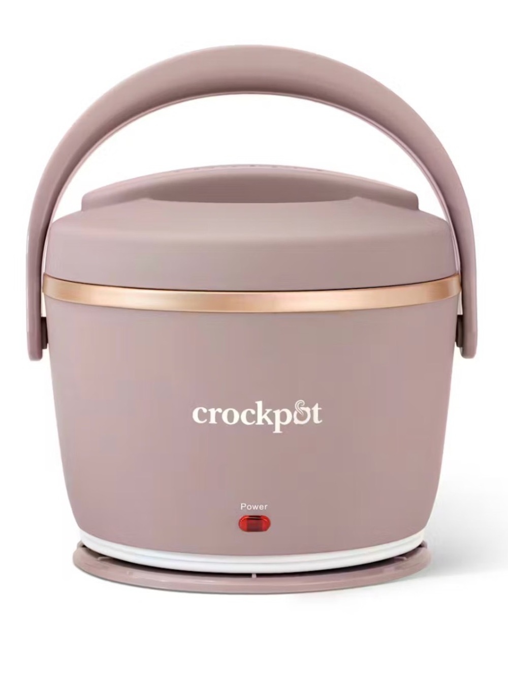 Crockpot Portable Electric Cooker - Dusty Pink